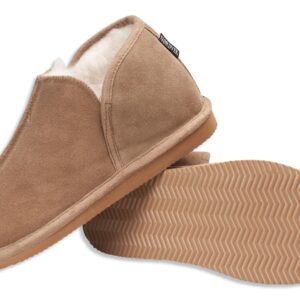 nordvek womens suede boot style slippers with rubber sole 447 100