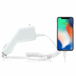 fx car charger for micro usb devices, 650mah white