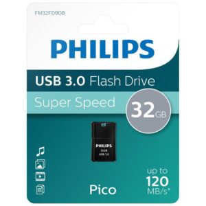 philips usb 3.0 pico edition flash drive 32gb pen drive black