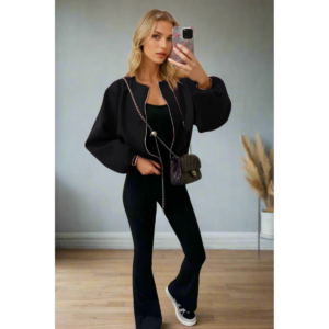 classic bomber jacket stylish zip design perfect for all outfits