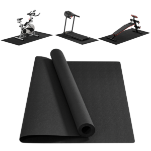 thick equipment mat gym exercise fitness workout tranining bike protect homcom