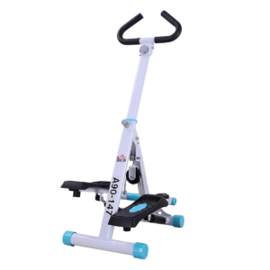stepper fitness exercise handle bar machine cardio foldable workout homcom