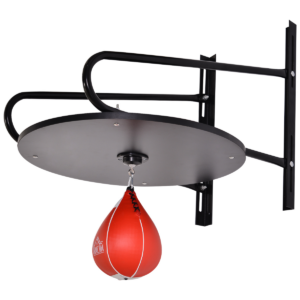 speed bag platform kit wall mounted punching ball hanging platform set homcom