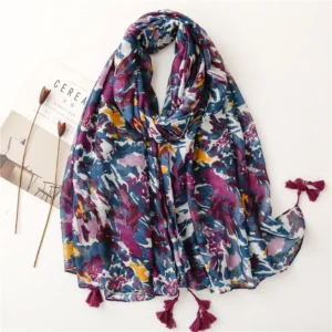 kpacnbbincemb geometric viscose shawl wrap scarf versatile autumn accessory