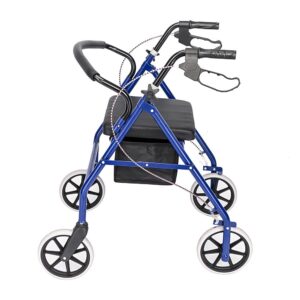 iron walker with wheels black & blue